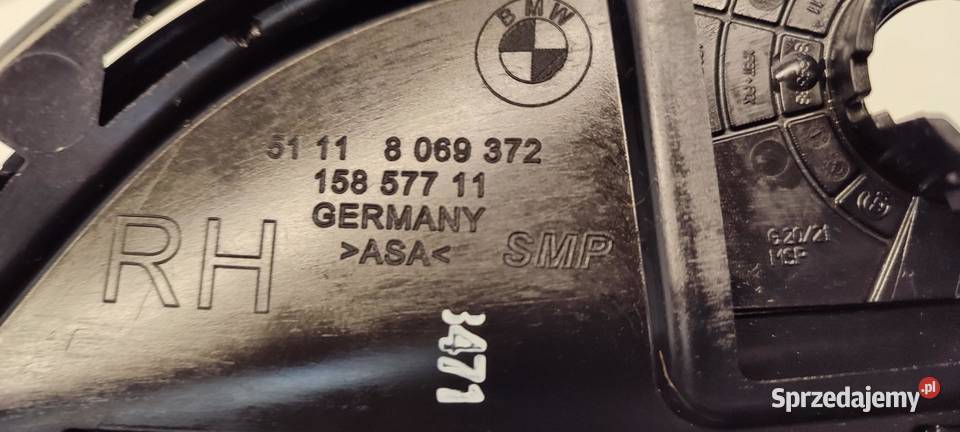 BMW G20 KRATKA ZDERZAKA PRAWY PRZÓD 8069372