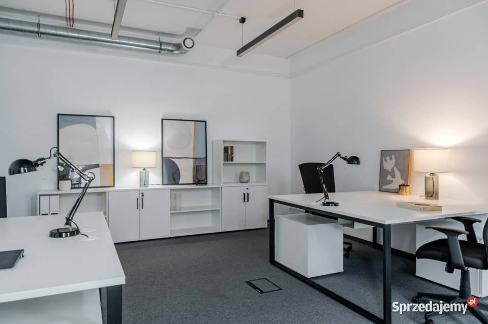 przestronne biuro 142m2 pokoje umeblowane