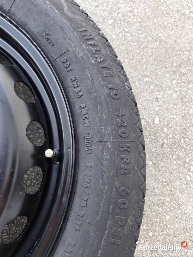 Koło zapasowe dojazdowe Mercedes 203 209