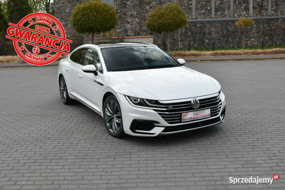 Volkswagen Arteon Rline 20TDi DSG 2019r FullLED komputer pokładowy Arteon mazowieckie Kampinos