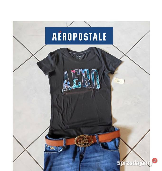 Aeropostale aero koszulka top tshirt z naszytym Kielce