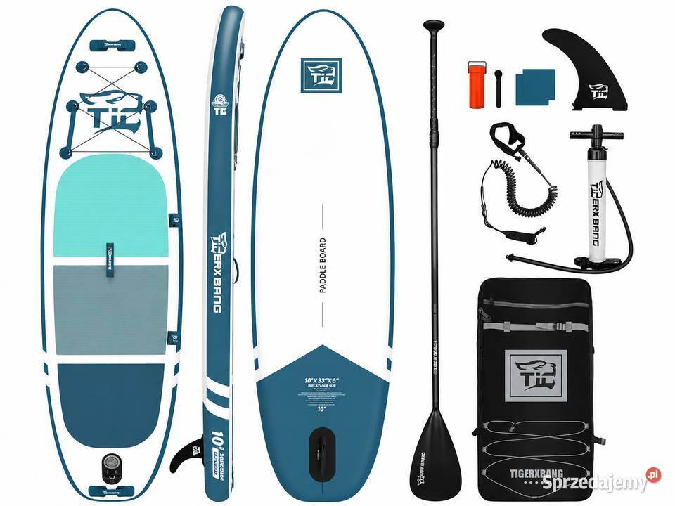 Deska SUP TIGERXBANG Defender 305x81x15 zestaw z Głuchów Górny