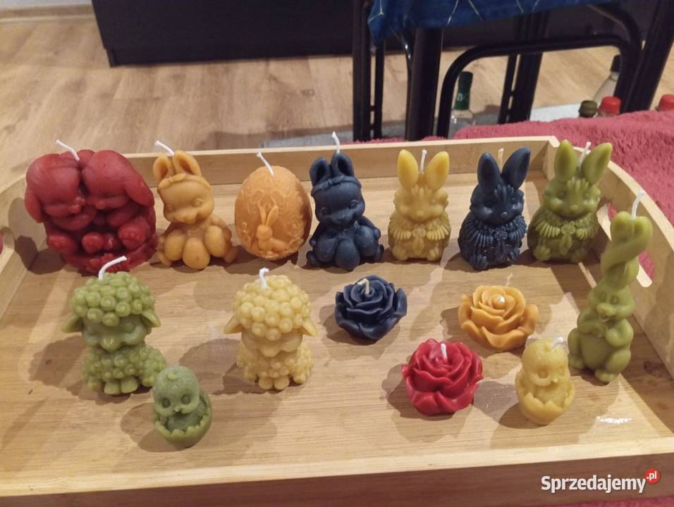 Świeczki z pszczelego wosku