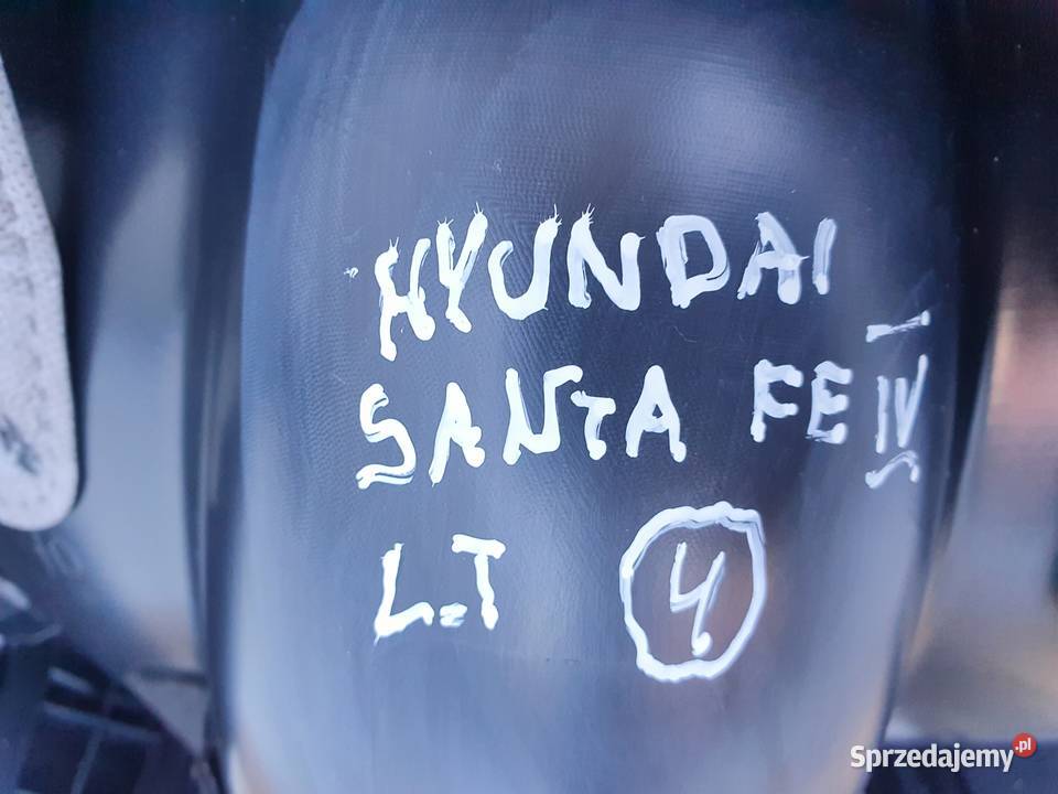 Hyundai Santa Fe IV TAPICERKA TYLNYCH BOCZEK Rudka