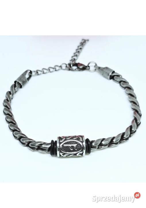 BRANSOLETKA STAL NIERDZEWNA RUNA FEHU Gdańsk