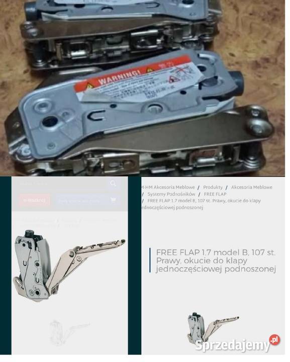 FREE FLAP 1 7 mod B107 nowe sprzedam