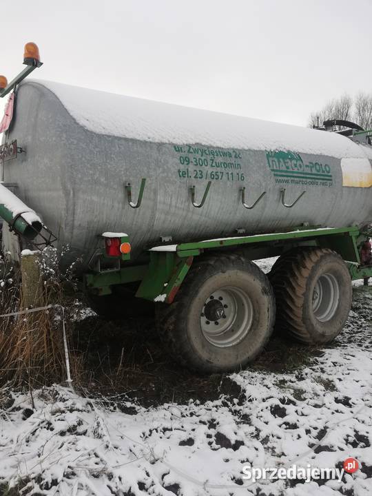 Beczkowóz wóz ascenizacyjny 14000l tandem