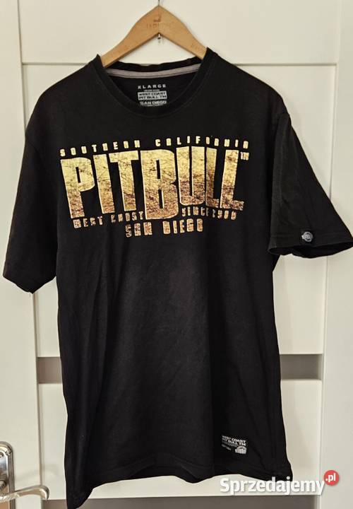 Pitbull XL t shirt koszulka czarna 100 oryginał Rozmiar XL Konstancin-Jeziorna