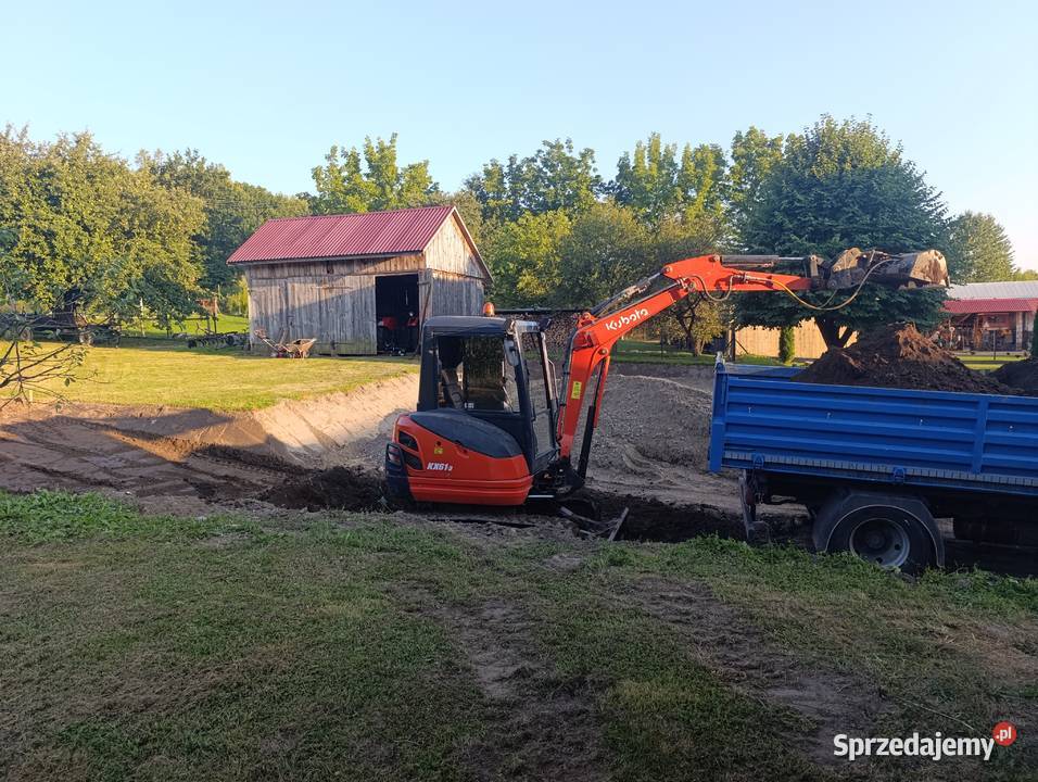 Usługi Minikoparką Wywrotką Fundamenty Przyłącza Kańczuga