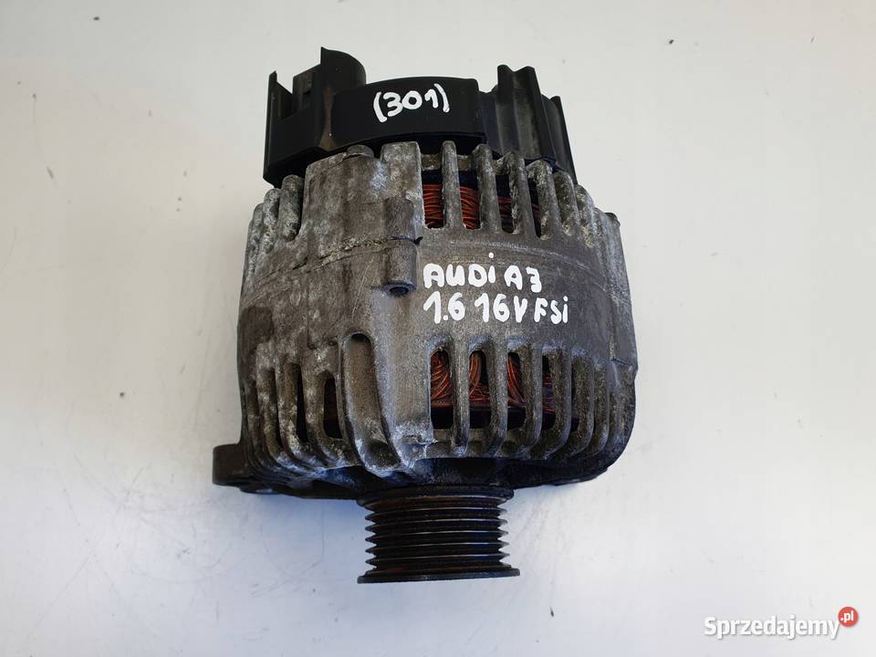 ALTERNATOR Audi A3 II 8P 16 FSI valeo 03C903023B Rudka