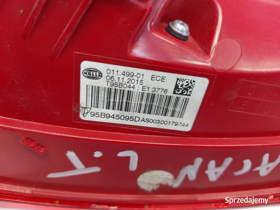 PORSCHE MACAN S 95B Lampa tył lewa 95B945095D osobowe Lampy tylne