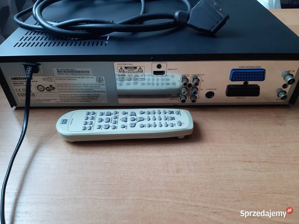 NAGRYWARKA kombi MEDION MD81664 OKAZJA DVD i Blu-ray