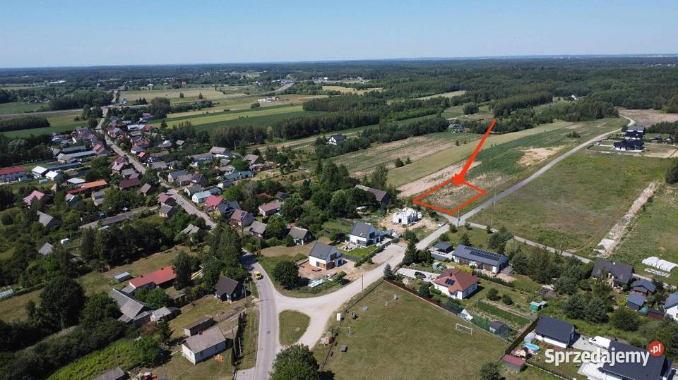 Działka budowlana 920m2 Niecki Leśna