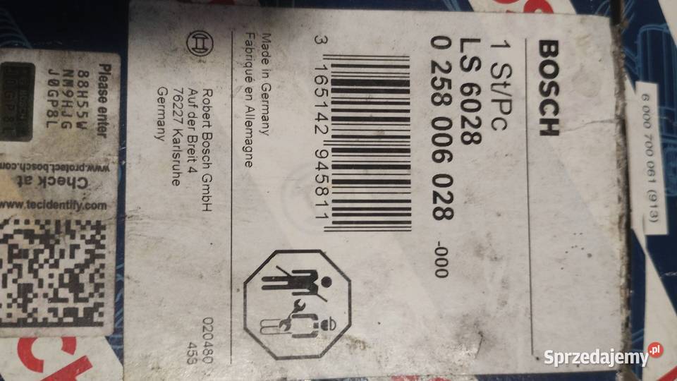BOSCH 0 258 006 028 Sonda lambda liczba Łazy