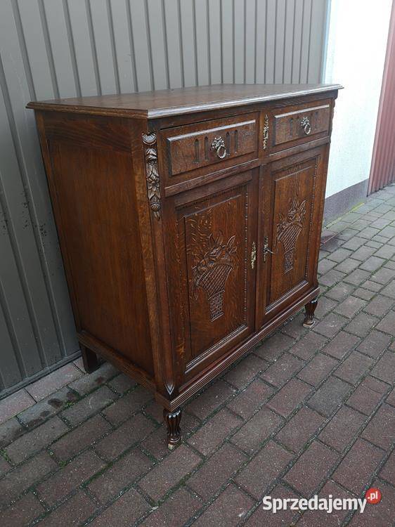 Komoda Pomocnik Szafka Dębowa Zgrabna Stara Meble Swarzędz sprzedam