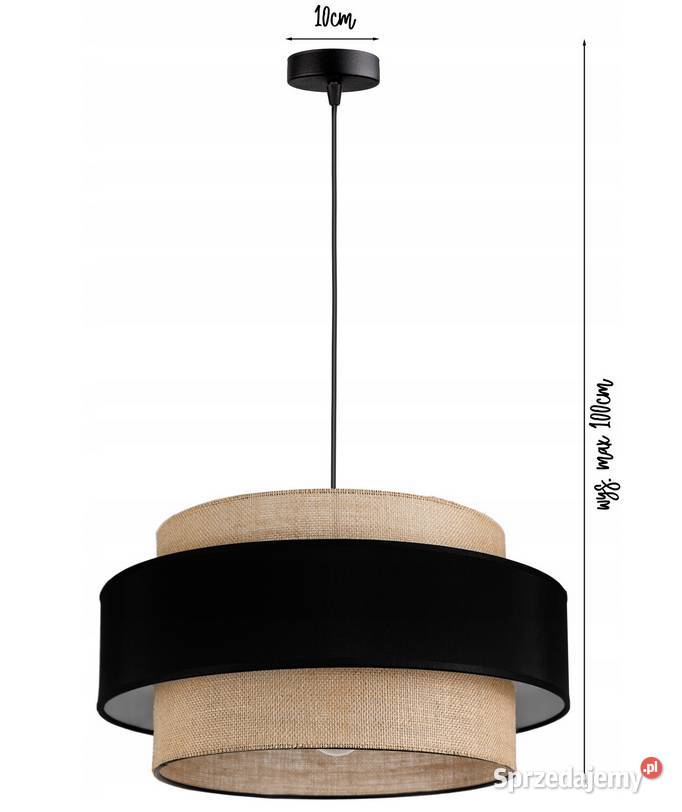 LAMPA WISZĄCA SUFITOWA ŻYRANDOL ABAŻUR Choroszcz