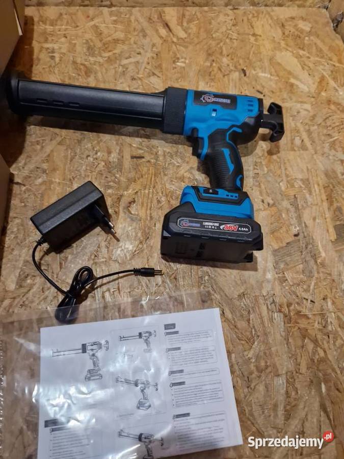 PISTOLET WYCISKACZ 36V DO MASY KLEJU SILIKONU Narzędzia wielkopolskie Głogowa