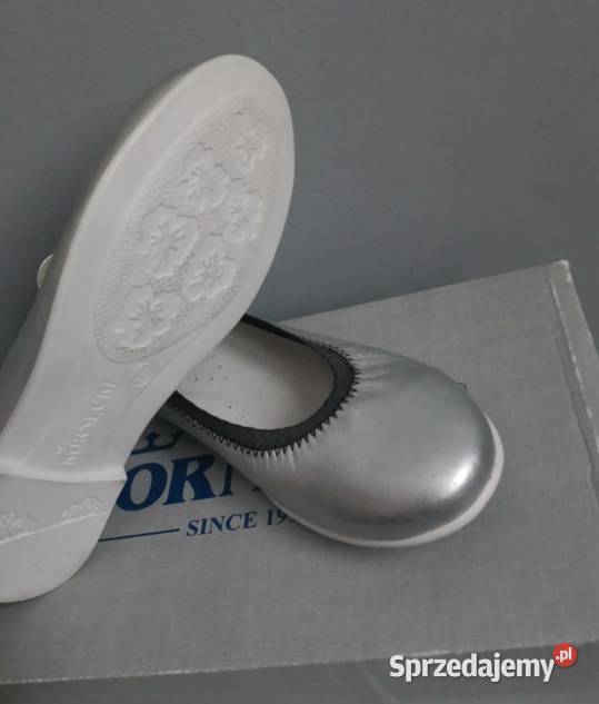 Baleriny srebrne rozmiar 36 69 Opole Lubelskie sprzedam