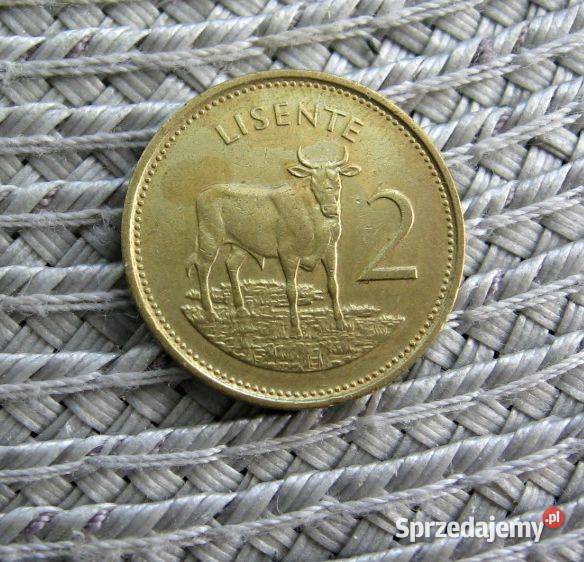Lesotho 2 Lisente 1992r wielkopolskie Kalisz