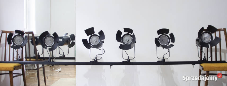 Reflektory Lampy SPOTY zestaw czarny Legionowo