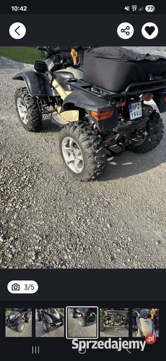 Sprzedam quada 250 homologacją Pozostałe lubelskie Tomaszów Lubelski