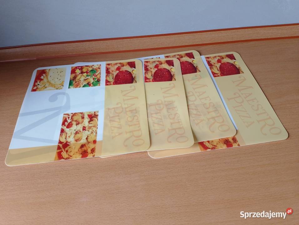 Komplet 4 podkładek stołowych Maestro Pizza pod Oborniki