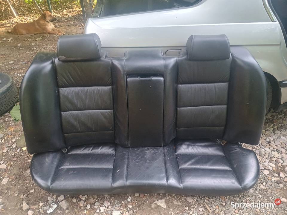 kanapa czarna skóra BMW e32e34 Lublin