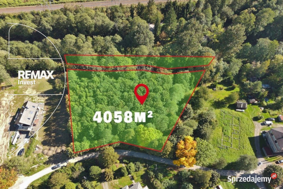 Wilkowice 40 arów pod domy i bliźniaki