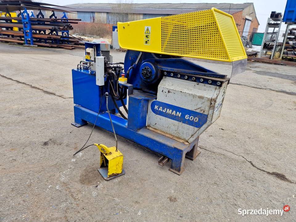 Używane nożyce do cięcia złomu Kajman 600 A Oświęcim sprzedam