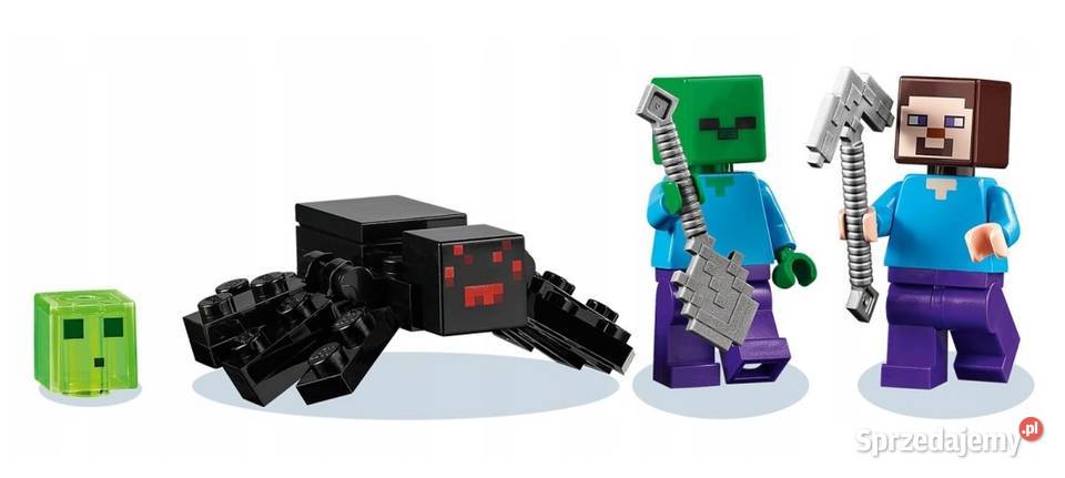 LEGO Minecraft 21166 Opuszczona kopalnia Klocki Łódź