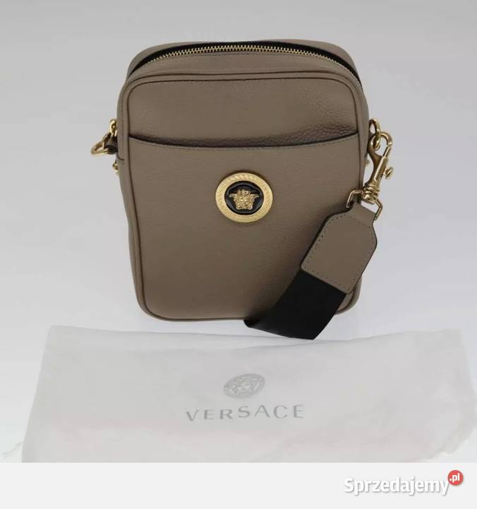 Oryginalna torebka VERSACE Shoulder Bag Skóra Listonoszka  Warszawa