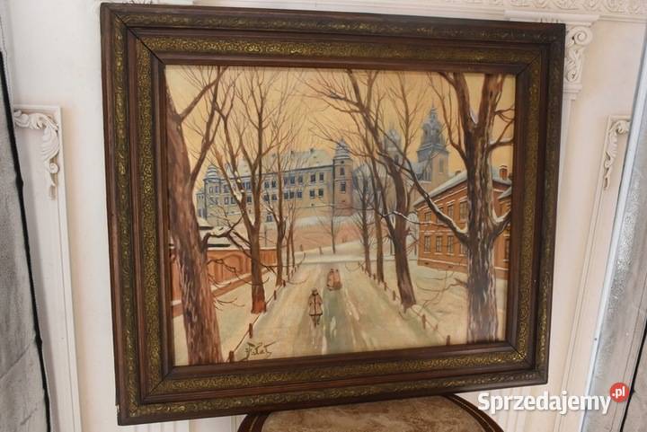 J Fałat Wawel Widok na Zamek Królewski Stary małopolskie Kraków