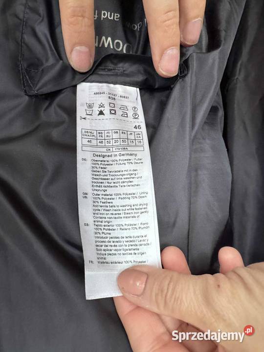 Damski płaszcz puchowy Gerry Weber rozmiar 46 niebieski Warszawa sprzedam