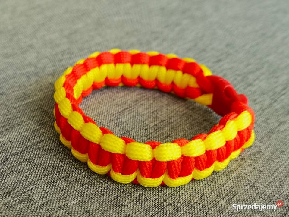 Bransoletka z paracordu splot Cobra Kielce