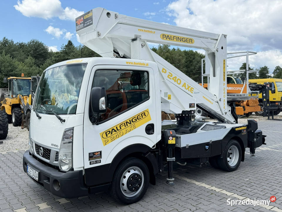 Nissan Cabstar Podnośnik Koszowy 24m Palfinger centralny zamek Widełki