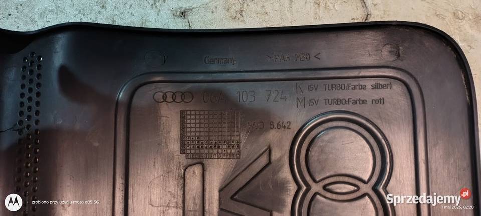 Osłona górna pokrywa na silnik Audi TT Lubin
