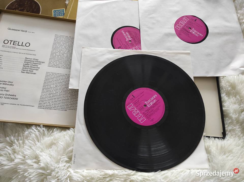 Kolekcja oper Verdiego BOX 6x3 LP Arturo Płyty i kasety