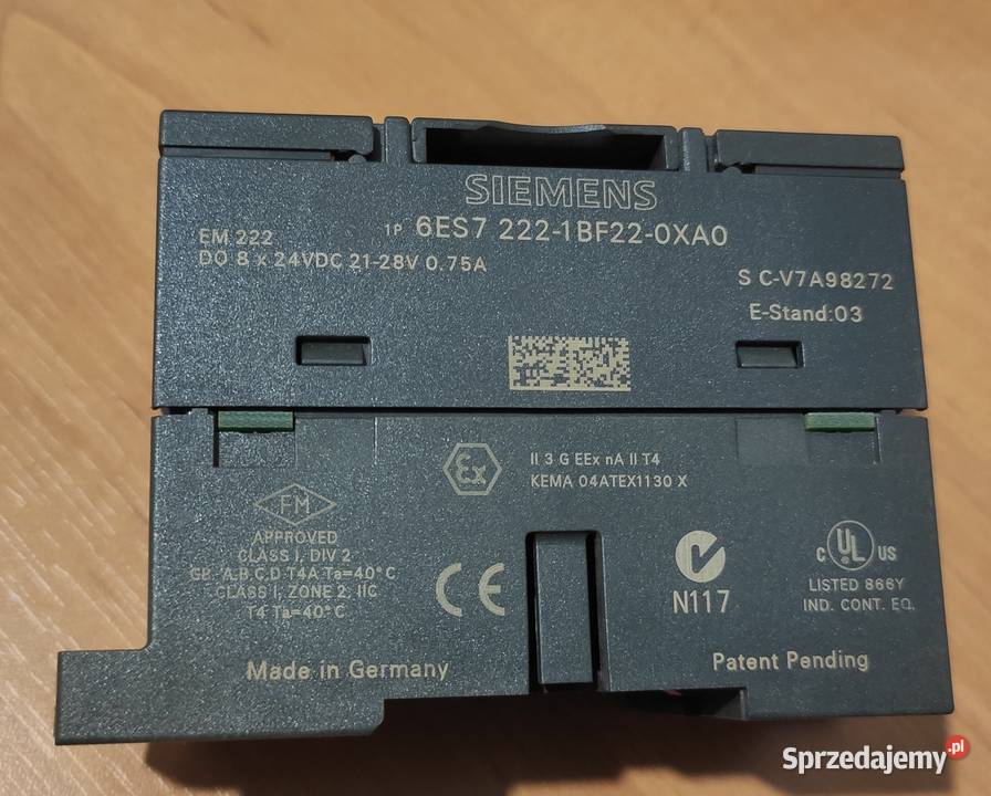 Siemens moduł wyjść cyfrowych EM222 6ES7 Golina