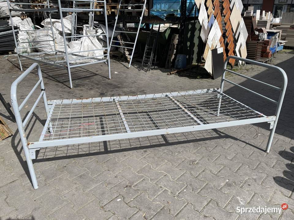 łóżka piętrowe i pojedyncze metalowe z materacem Pozostałe Żyrardów
