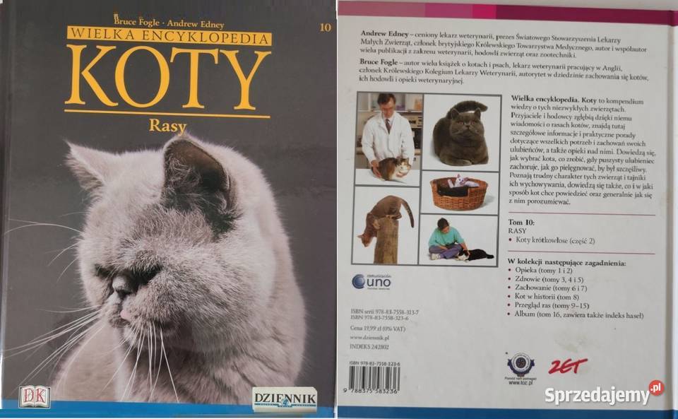 Koty Wielka Encyklopedia Axel Springer Polska twarda Kielce