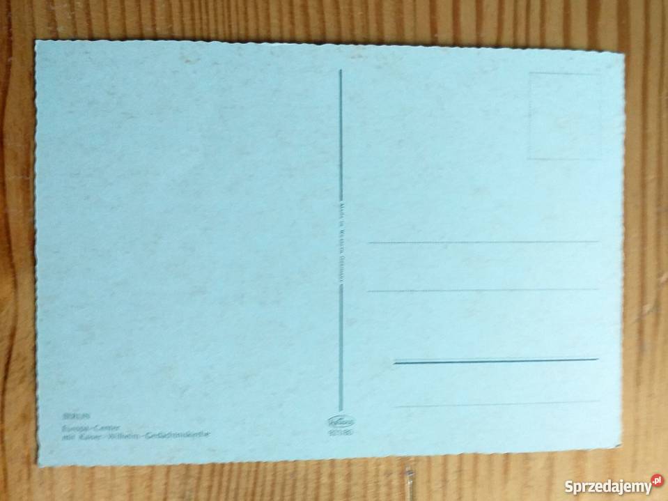 BERLIN EUROPA CENTER Z KOŚCIOŁEM PAMIĘCI CESARZA Piszczac