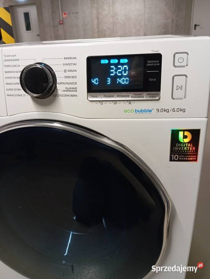 Pralko suszarka Samsung Eco bubble 96 1400obr Pralki i suszarki Warszawa