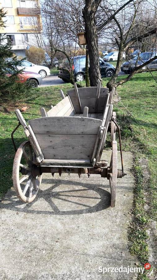 Zabytkowy woz drewniany Sosnowiec sprzedam