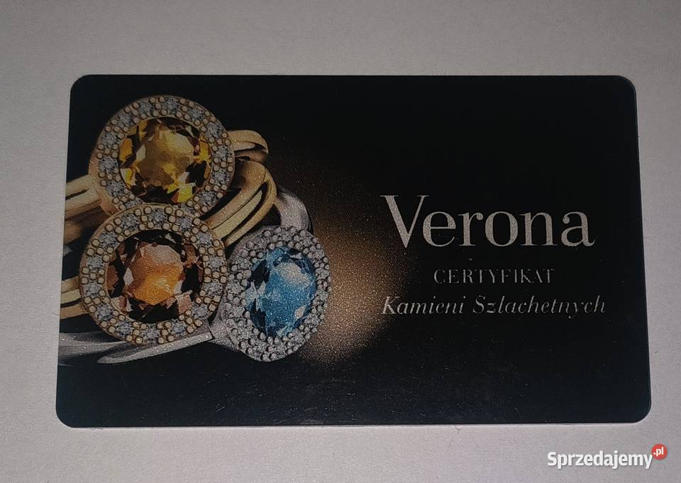 Verona złoto 585 pierścionek 40 diamentów Myślenice