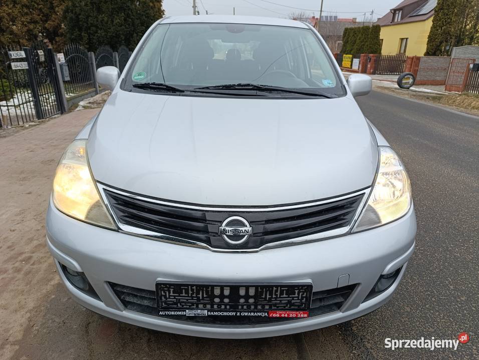 Nissan Tiid 16 benzyna 2010r 1 właściciela z 110KM Lgota-Mokrzesz