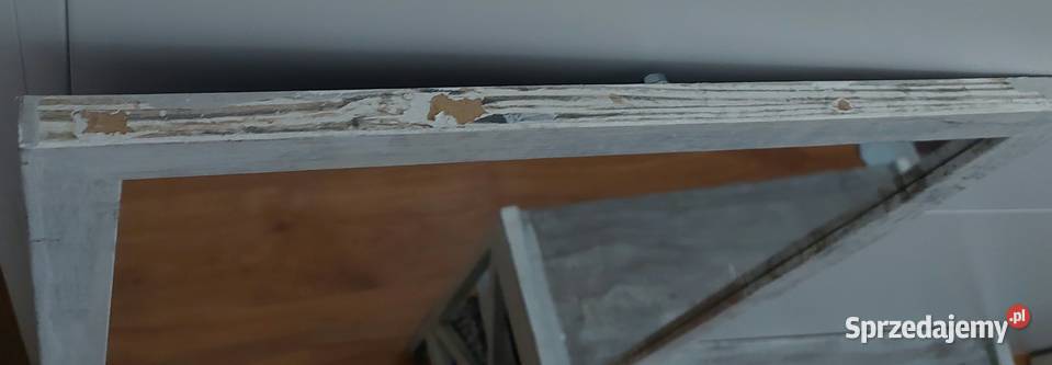 Lustro i szafka na buty z wiklinowymi koszykami Chrzanów