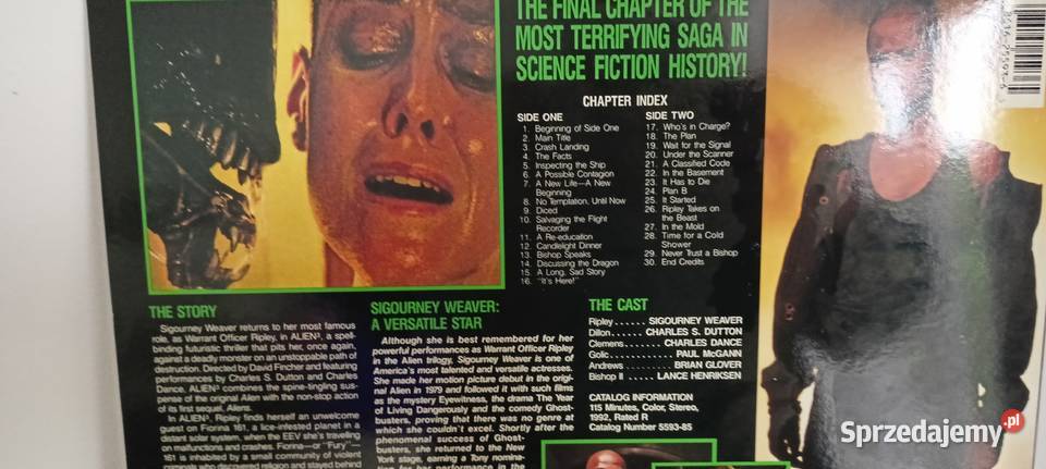Laserdisc Alien3 NTSC Sędziszów