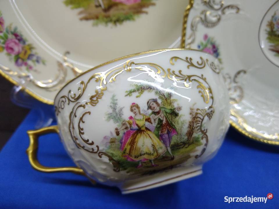 Filiżanka Rosenthal Sanssouci scenki Ivory Kalisz