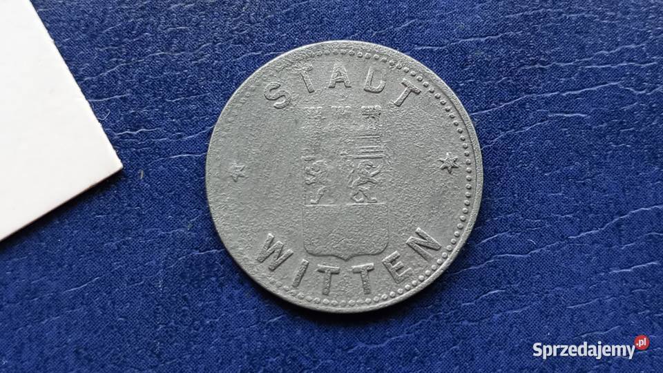 Stare monety 10 fenig 1917 Witten Niemcy podkarpackie