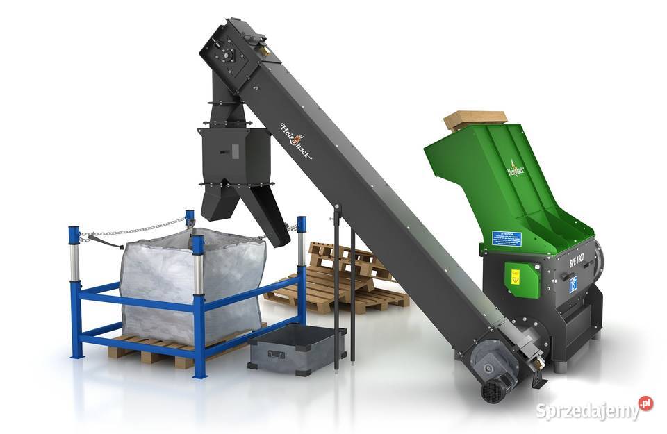 Rozdrabniacz Rębak do palet zrębki płyt z drewna Kożuchów